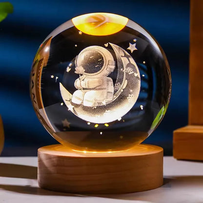 Lampara Esfera de Cristal