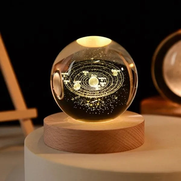Lampara Esfera de Cristal