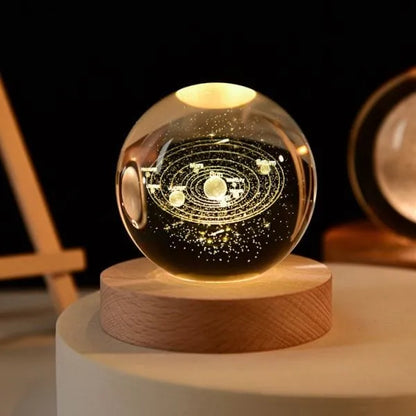 Lampara Esfera de Cristal