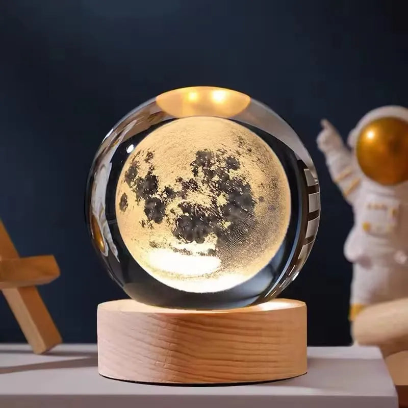 Lampara Esfera de Cristal